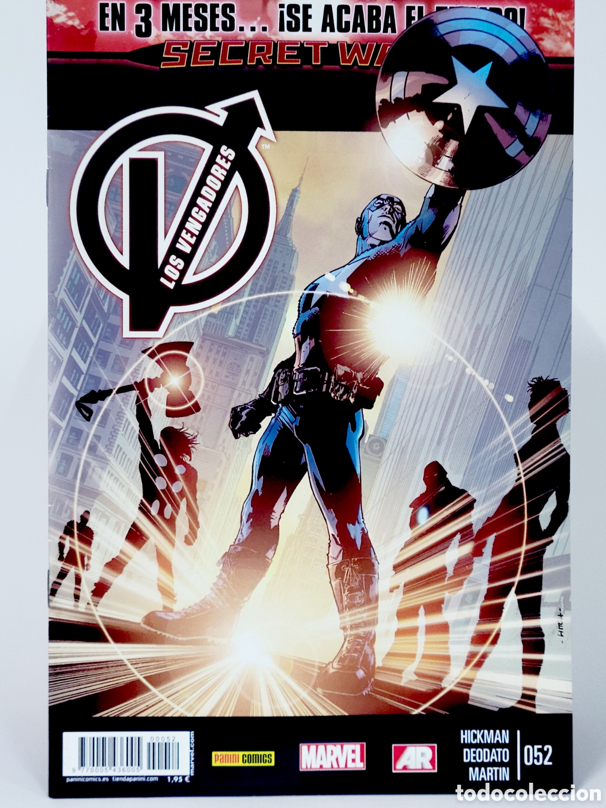 C&oacute;mics: C&Oacute;MIC LOS VENGADORES 52 PANINI MARVEL GRAPA DE KIOSCO
