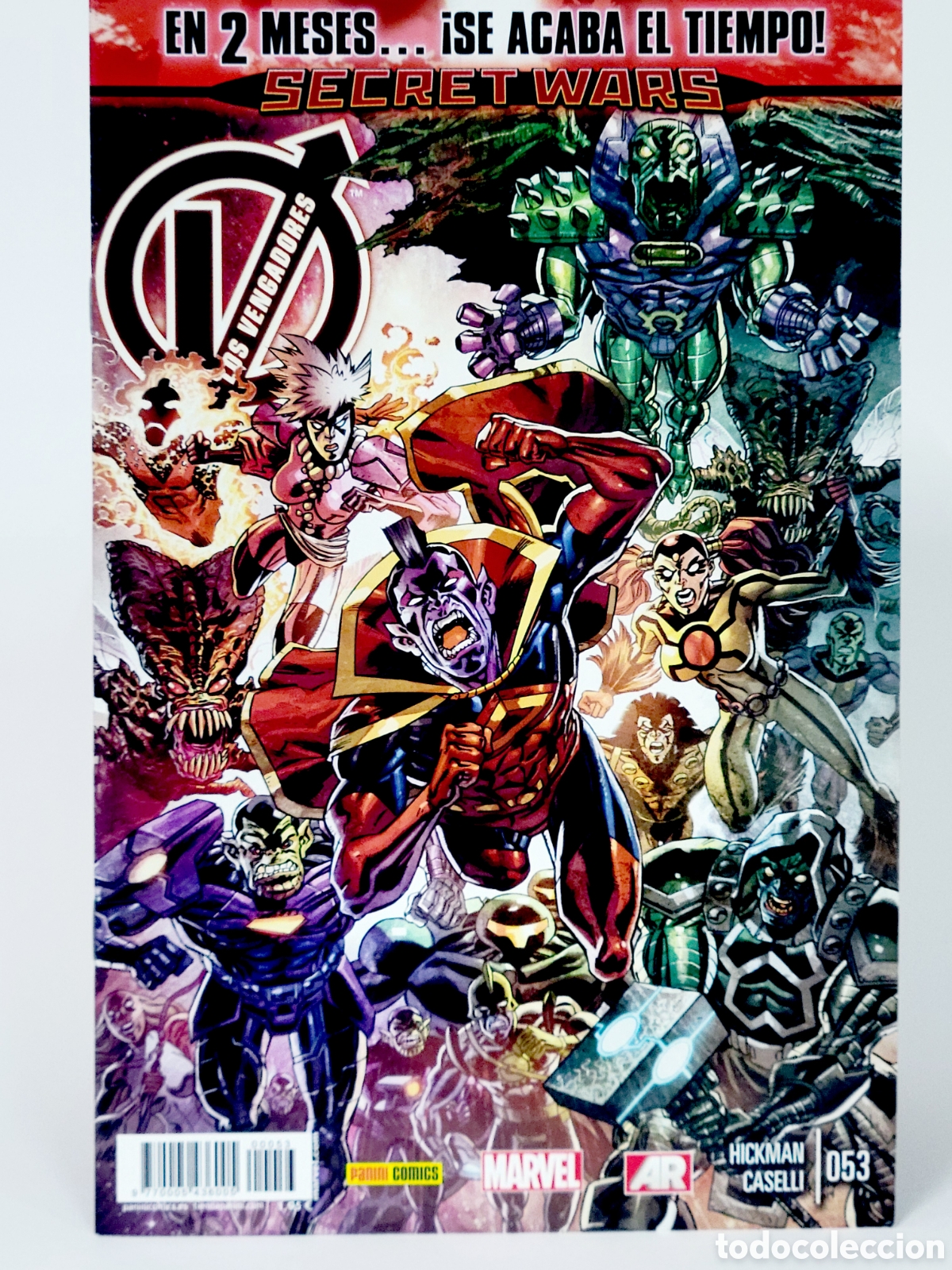 C&oacute;mics: C&Oacute;MIC LOS VENGADORES 53 SECRET WARS PANINI MARVEL GRAPA DE KIOSCO