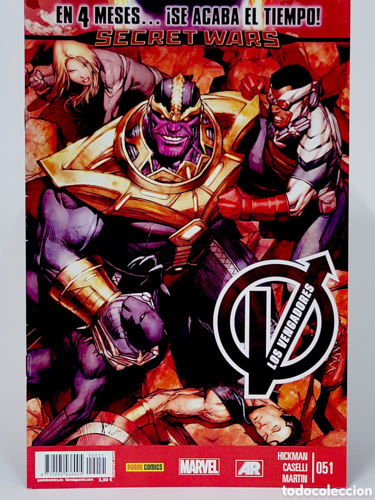 C&oacute;mics: C&Oacute;MIC LOS VENGADORES 51 PANINI MARVEL GRAPA DE KIOSCO