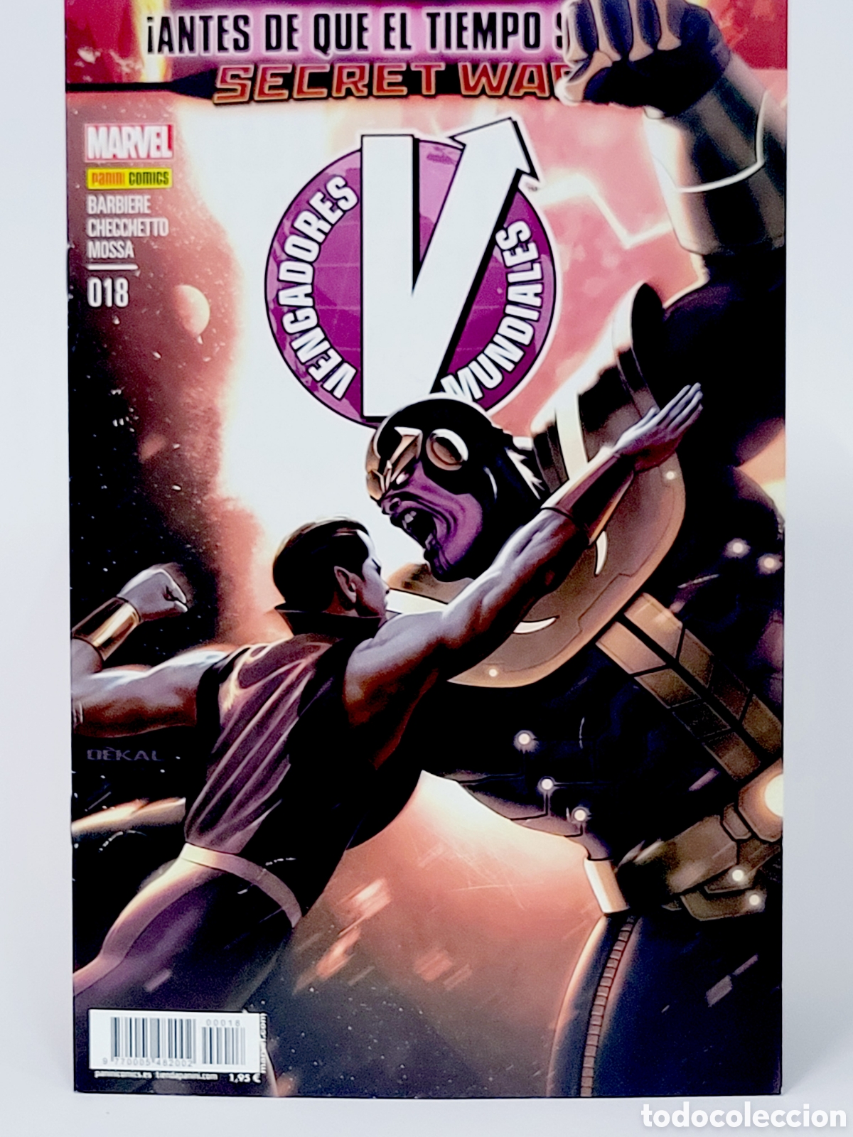 C&oacute;mics: C&Oacute;MIC VENGADORES MUNDIALES 18 PANINI MARVEL GRAPA DE KIOSCO