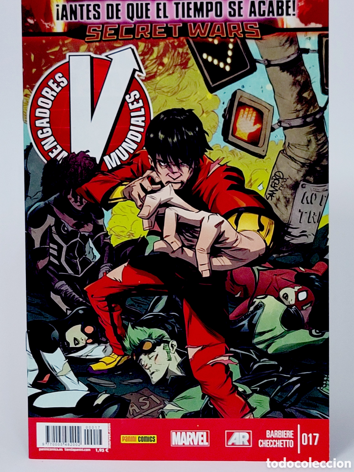 C&oacute;mics: C&Oacute;MIC VENGADORES MUNDIALES 17 PANINI MARVEL GRAPA DE KIOSCO