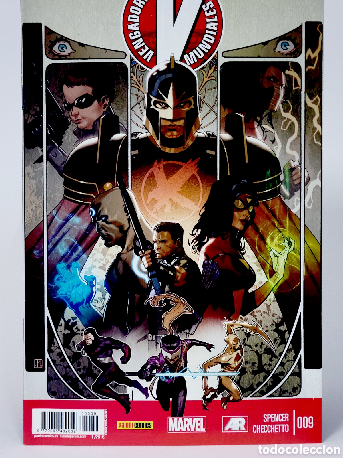 C&oacute;mics: C&Oacute;MIC VENGADORES MUNDIALES 9 PANINI MARVEL GRAPA DE KIOSCO