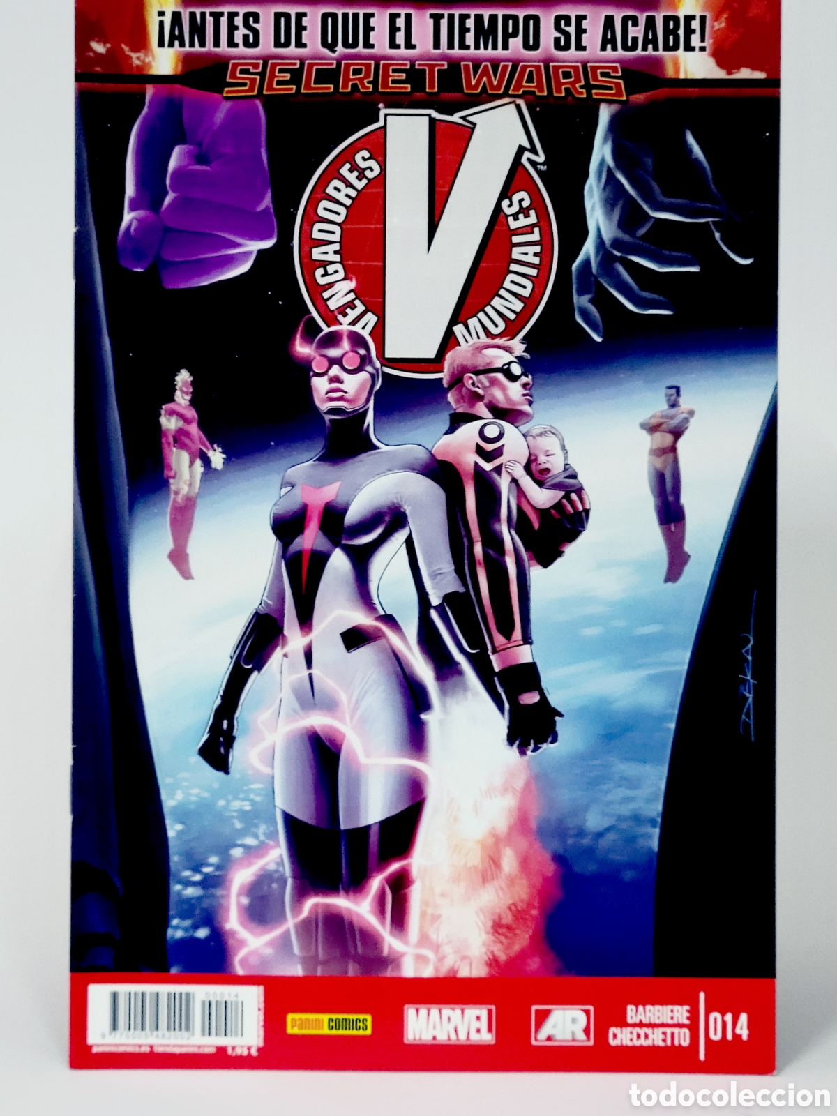 C&oacute;mics: C&Oacute;MIC VENGADORES MUNDIALES 14 PANINI MARVEL GRAPA DE KIOSCO