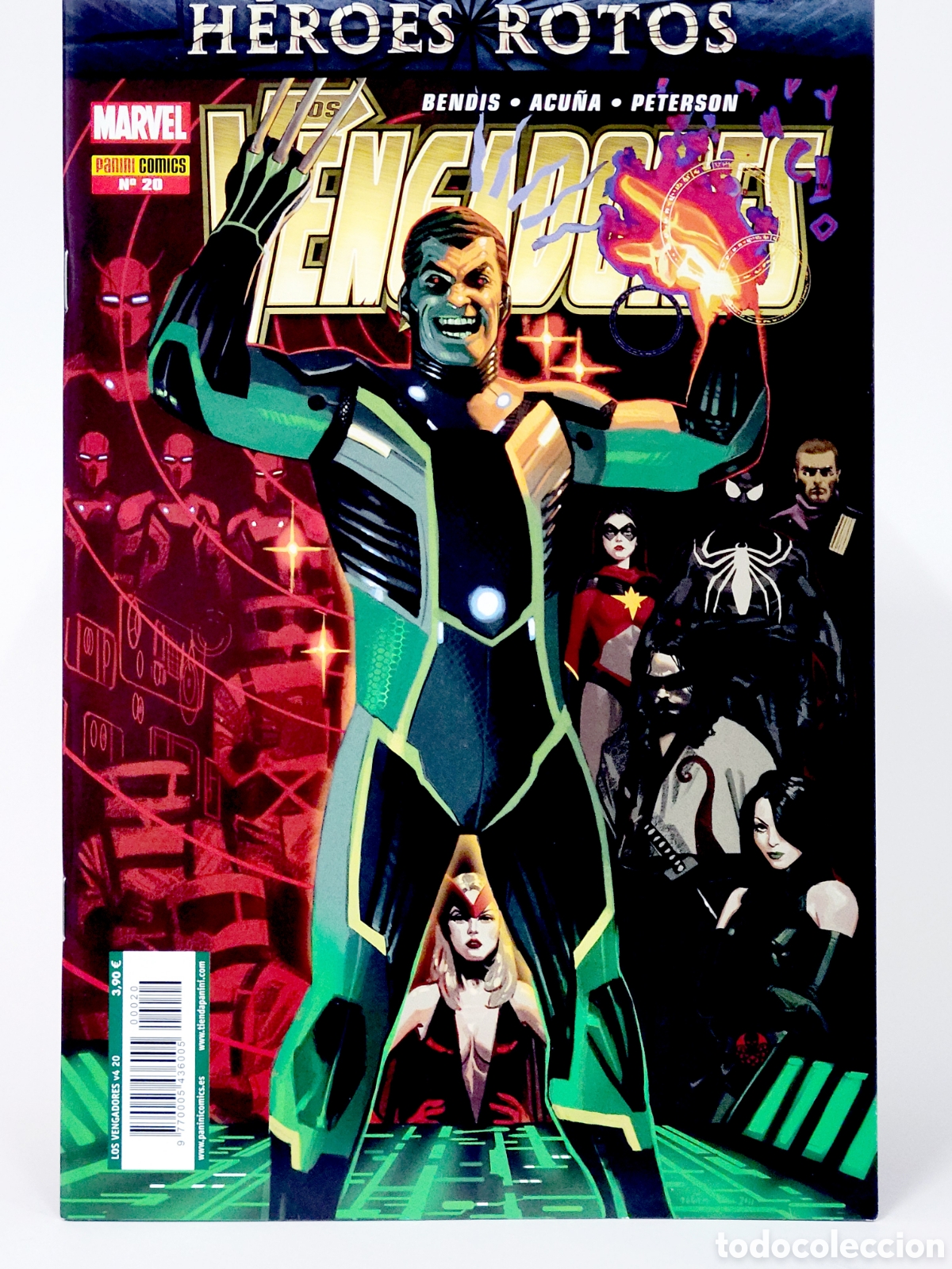 C&oacute;mics: C&Oacute;MIC LOS VENGADORES 20 VOL.4 PANINI VOLUMEN MARVEL GRAPA DE KIOSCO