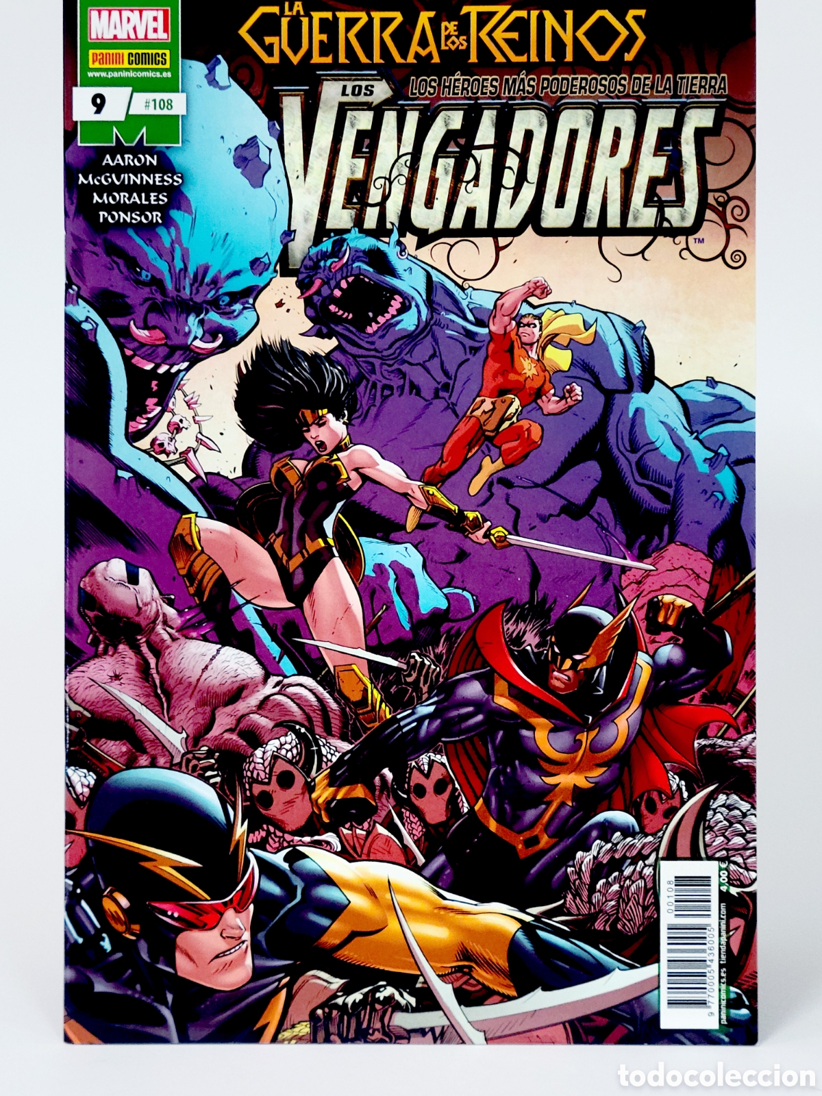 C&oacute;mics: C&Oacute;MIC LOS VENGADORES 108 VOL.4 PANINI VOLUMEN MARVEL GRAPA DE KIOSCO