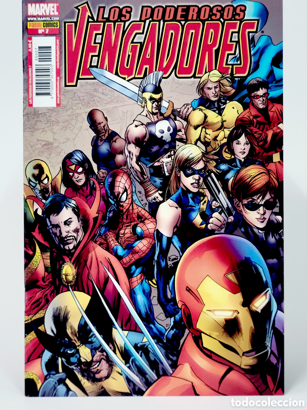 C&oacute;mics: C&Oacute;MIC LOS PODEROSOS VENGADORES 7 PANINI MARVEL GRAPA DE KIOSCO