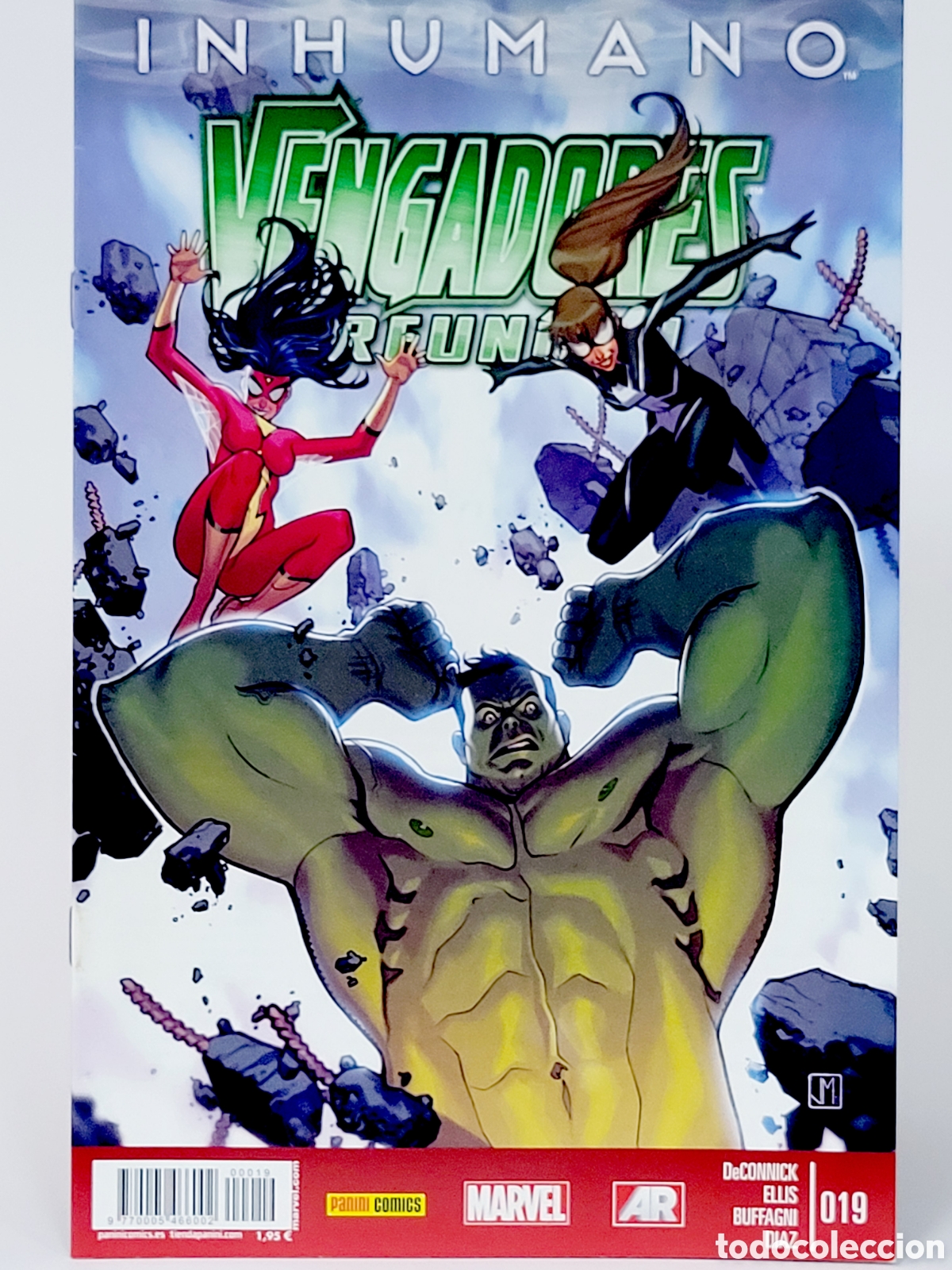 C&oacute;mics: C&Oacute;MIC VENGADORES REUNIOS 19 INHUMANO PANINI MARVEL GRAPA DE KIOSCO