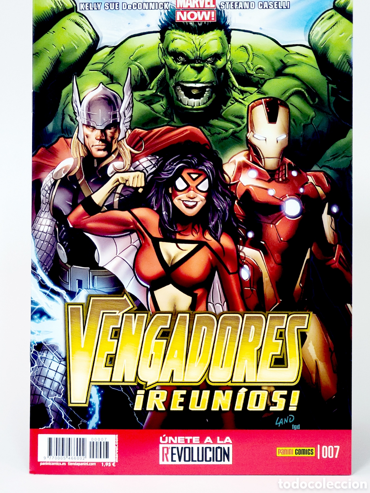 C&oacute;mics: C&Oacute;MIC VENGADORES REUNIOS 7 PANINI MARVEL GRAPA DE KIOSCO