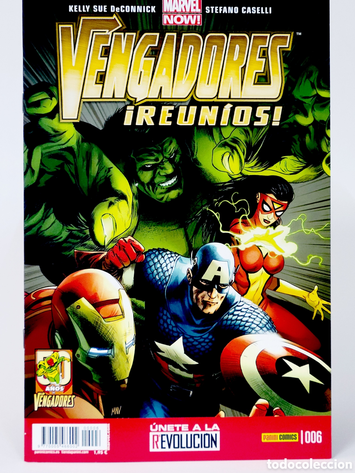 C&oacute;mics: C&Oacute;MIC VENGADORES REUNIOS 6 PANINI MARVEL GRAPA DE KIOSCO