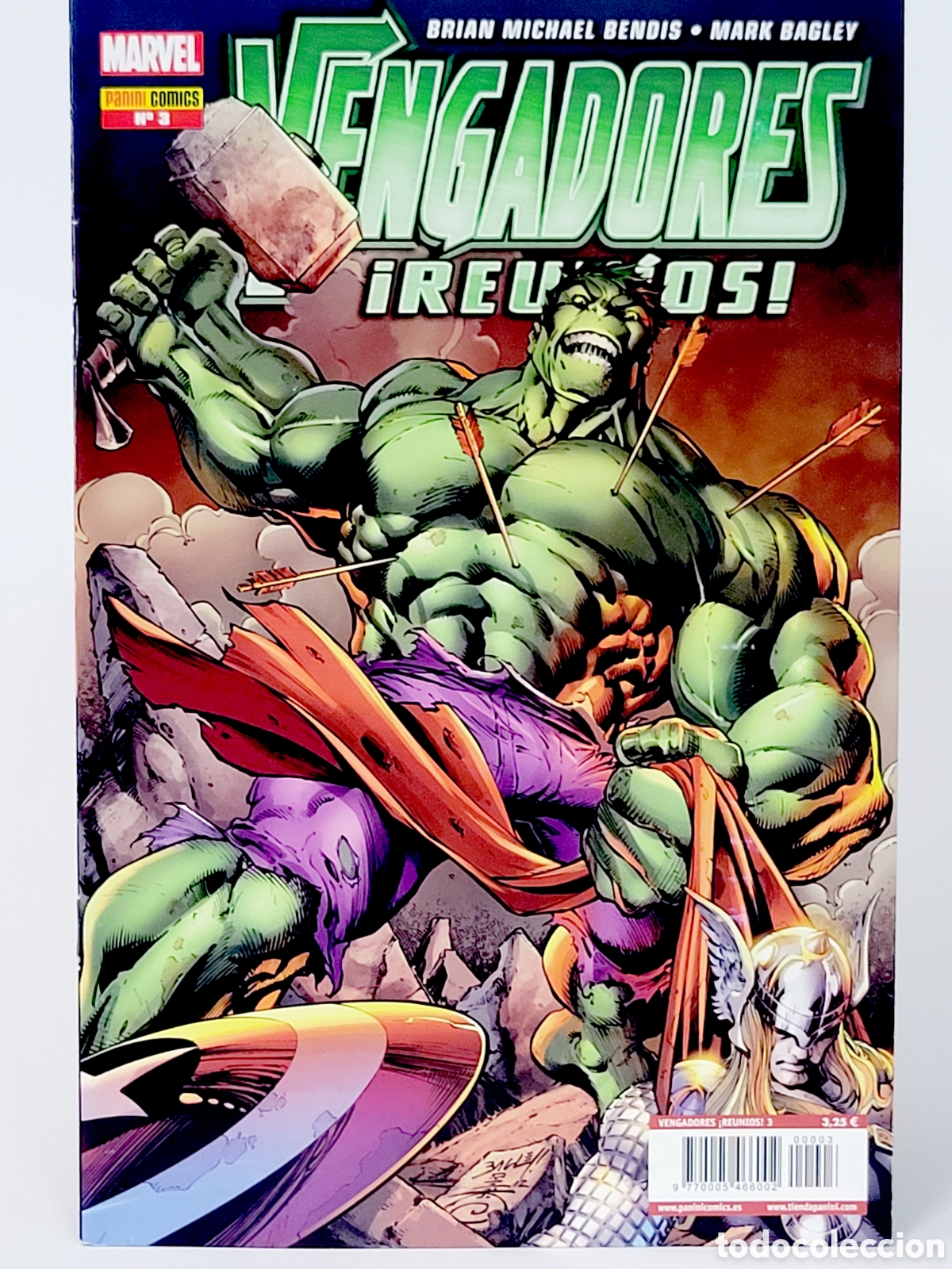 C&oacute;mics: C&Oacute;MIC VENGADORES REUNIOS 3 PANINI MARVEL GRAPA DE KIOSCO