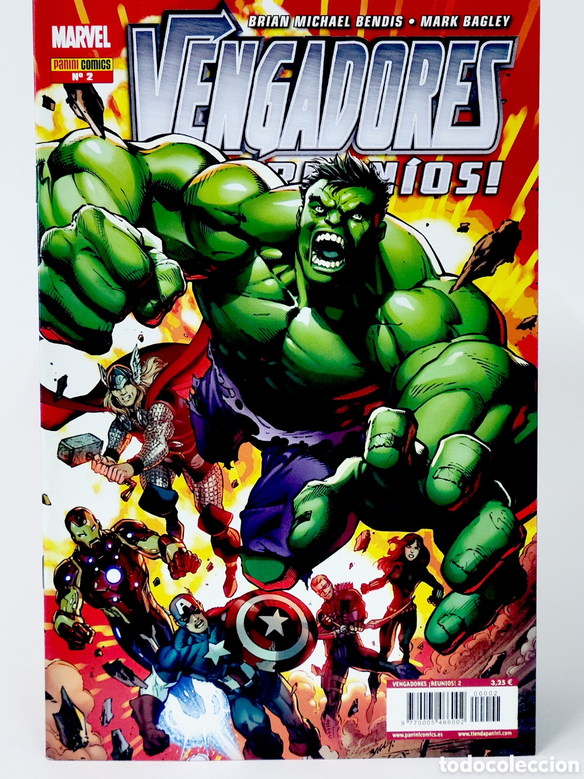 C&oacute;mics: C&Oacute;MIC VENGADORES REUNIOS 2 PANINI MARVEL GRAPA DE KIOSCO