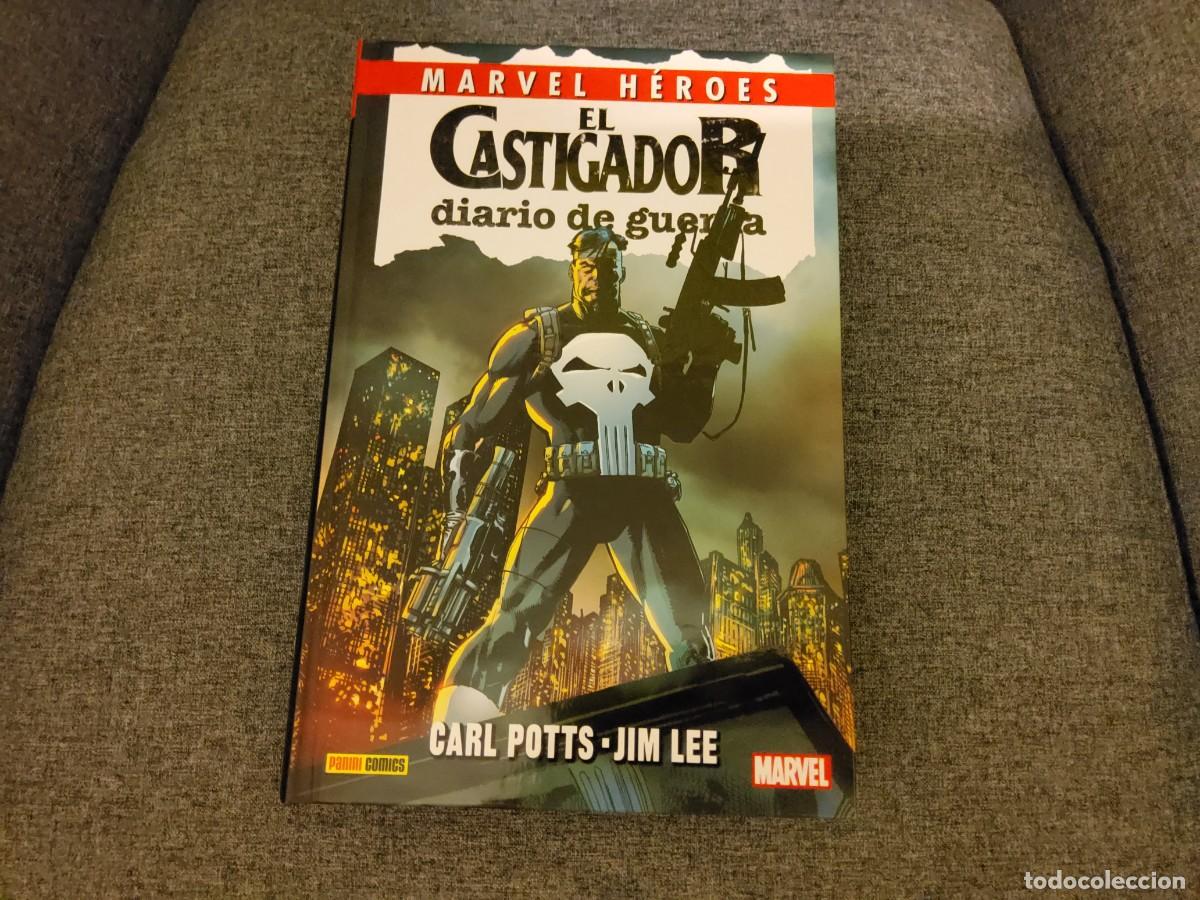 C&oacute;mics: MARVEL HEROES. EL CASTIGADOR. DIARIO DE GUERRA. PANINI.