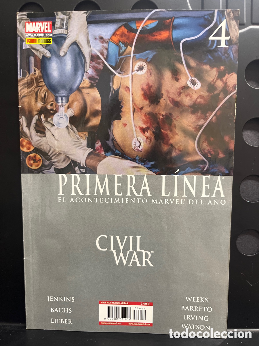 C&oacute;mics: CIVIL WAR : PRIMERA LINEA N.4 INFILTRADOS ( 2007 )