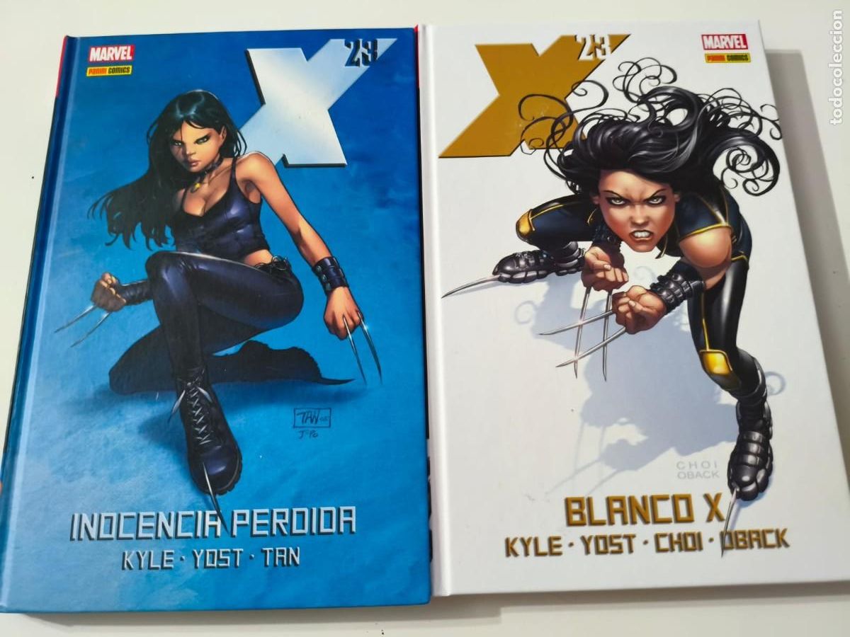 C&oacute;mics: 100% Marvel HC X-23: Inocencia perdida. + x-23 Blanco x - lote 2 tomos - panini Lobezna