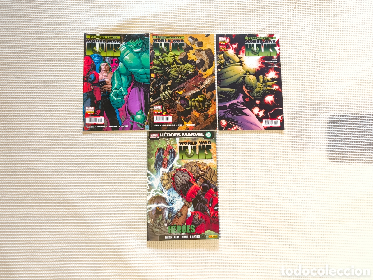 C&oacute;mics: World War Hulks 1-3 (COMPLETA) + H&eacute;roes