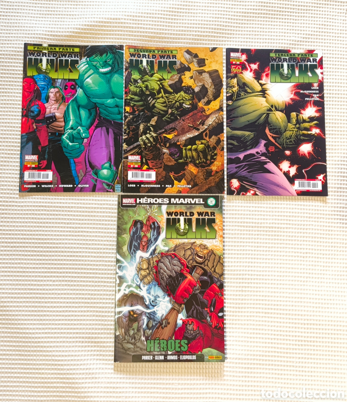 C&oacute;mics: World War Hulks 1-3 (COMPLETA) + H&eacute;roes