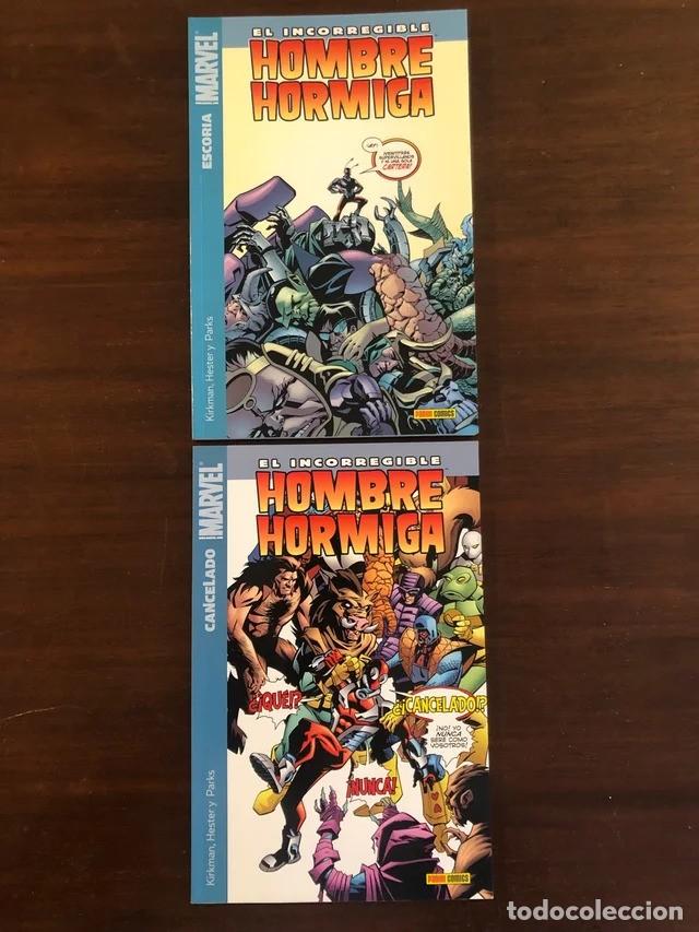 C&oacute;mics: EL INCORREGIBLE HOMBRE HORMIGA de Robert Kirkman. Coleccion completa de 2 tomos. Panini.