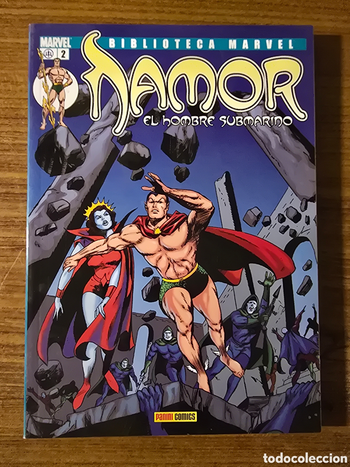 C&oacute;mics: BIBLIOTECA MARVEL,NAMOR EL HOMBRE SUBMARINO,NUMERO 2(PANINI COMICS-MARVEL)