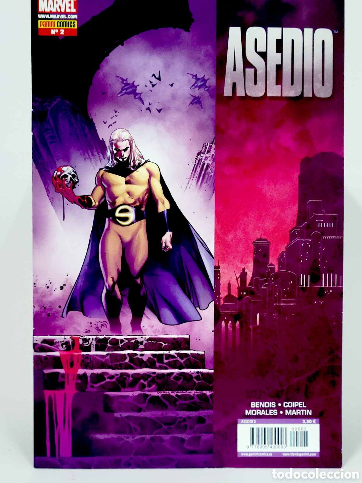 C&oacute;mics: C&Oacute;MIC ASEDIO 2 PANINI MARVEL GRAPA DE KIOSCO