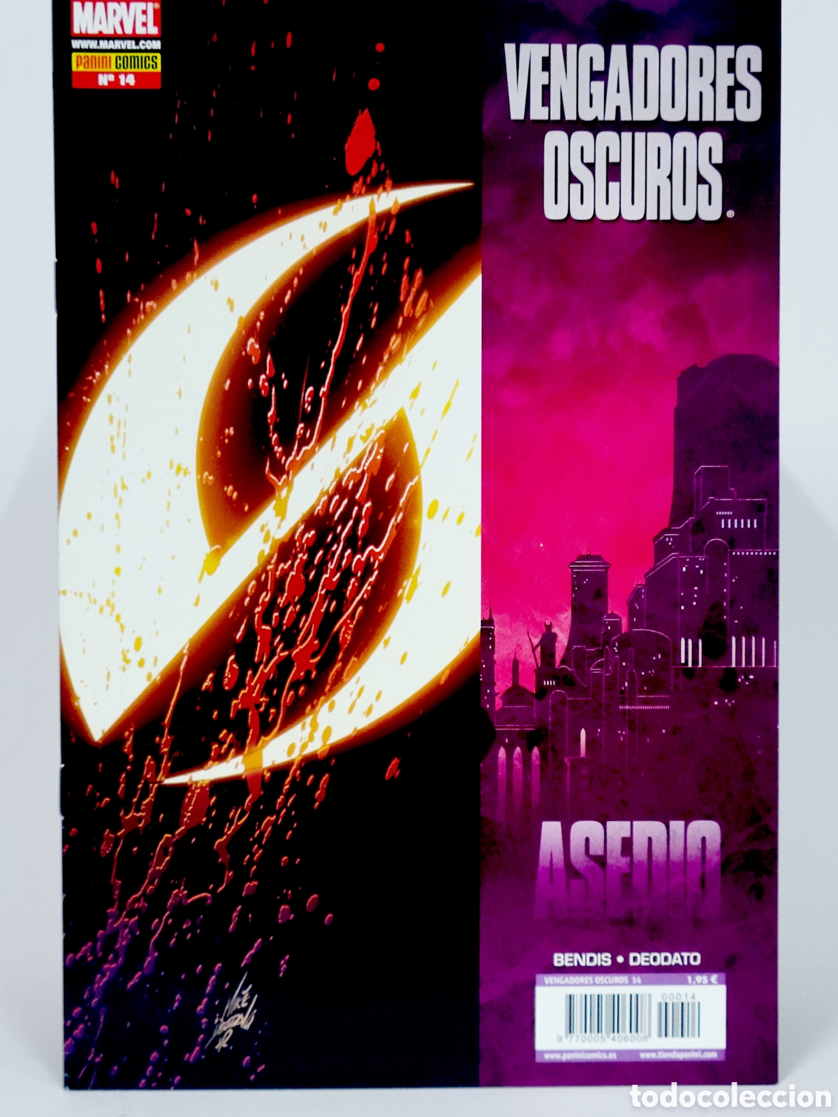 C&oacute;mics: C&Oacute;MIC VENGADORES OSCUROS 14 ASEDIO PANINI MARVEL GRAPA DE KIOSCO