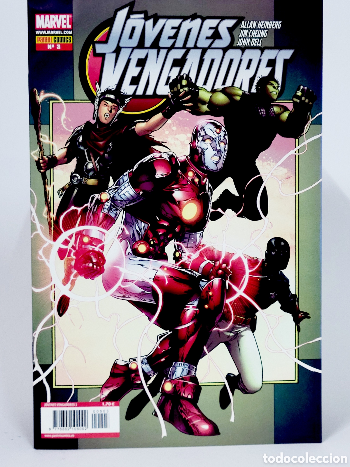 C&oacute;mics: C&Oacute;MIC J&Oacute;VENES VENGADORES 3 PANINI MARVEL GRAPA DE KIOSCO