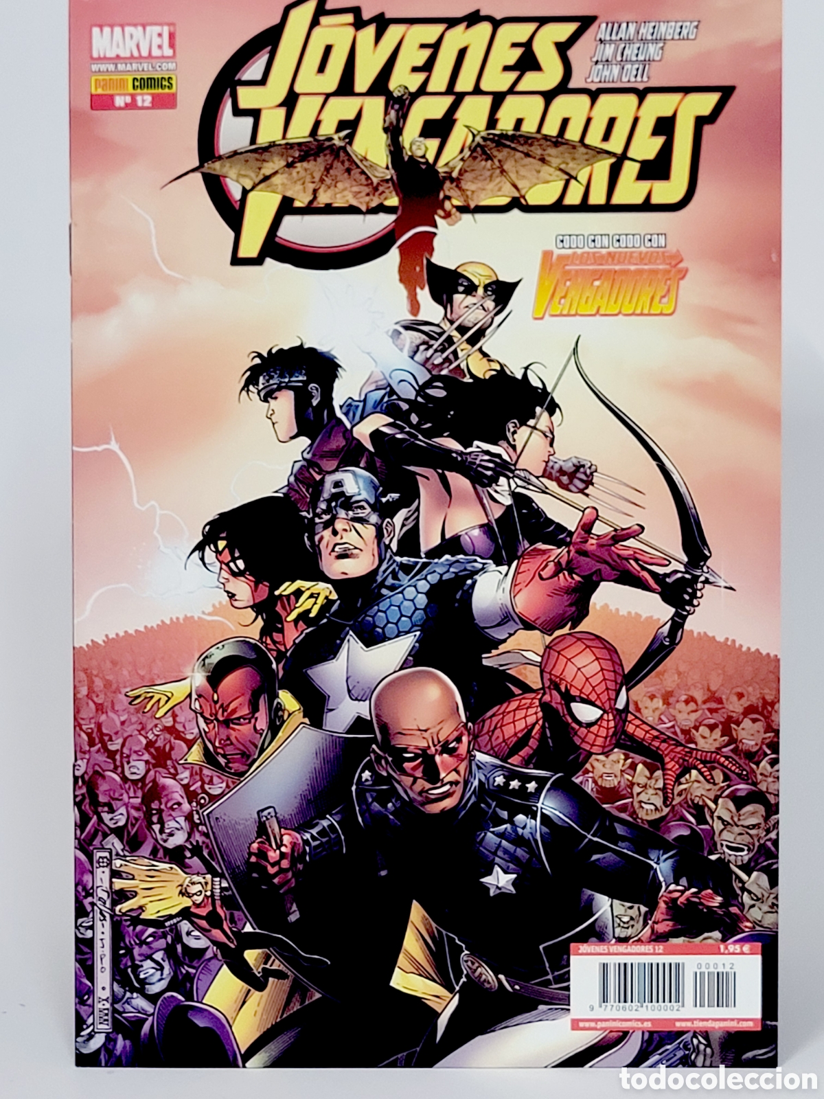 C&oacute;mics: C&Oacute;MIC J&Oacute;VENES VENGADORES 12 PANINI MARVEL GRAPA DE KIOSCO
