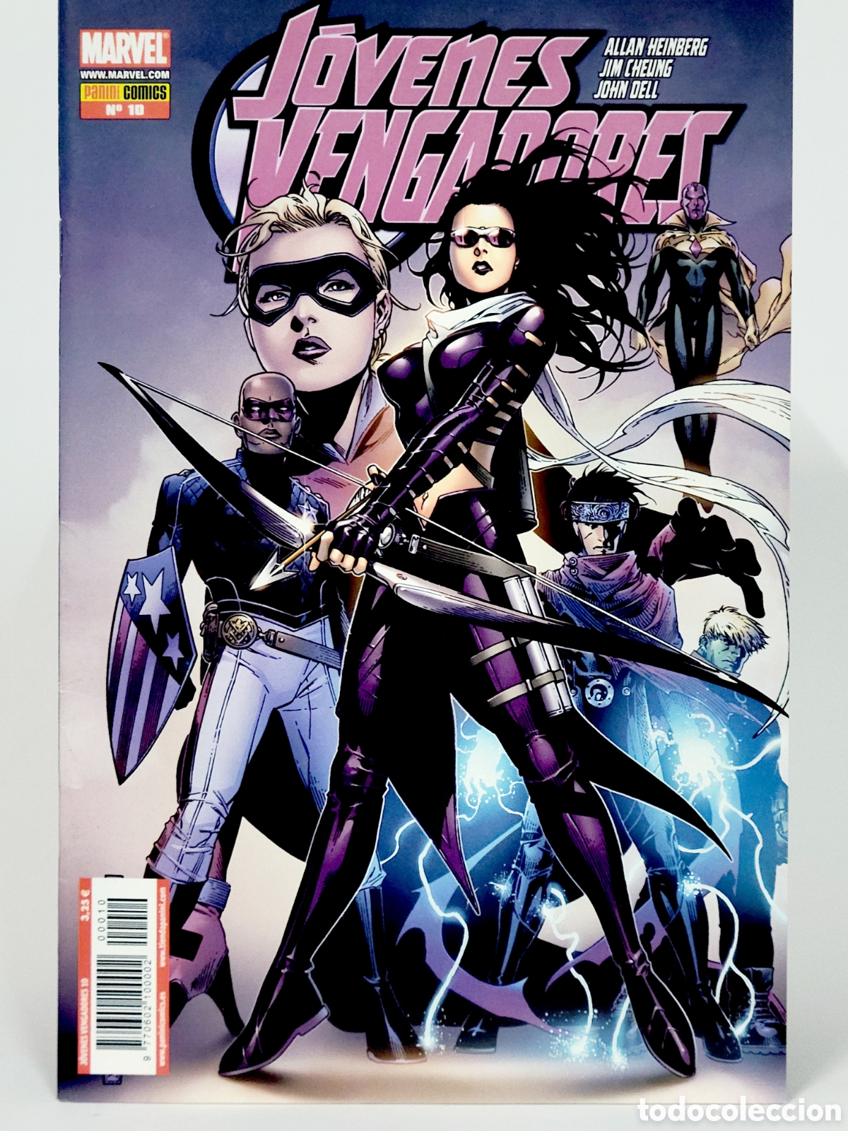 C&oacute;mics: C&Oacute;MIC J&Oacute;VENES VENGADORES 10 PANINI MARVEL GRAPA DE KIOSCO