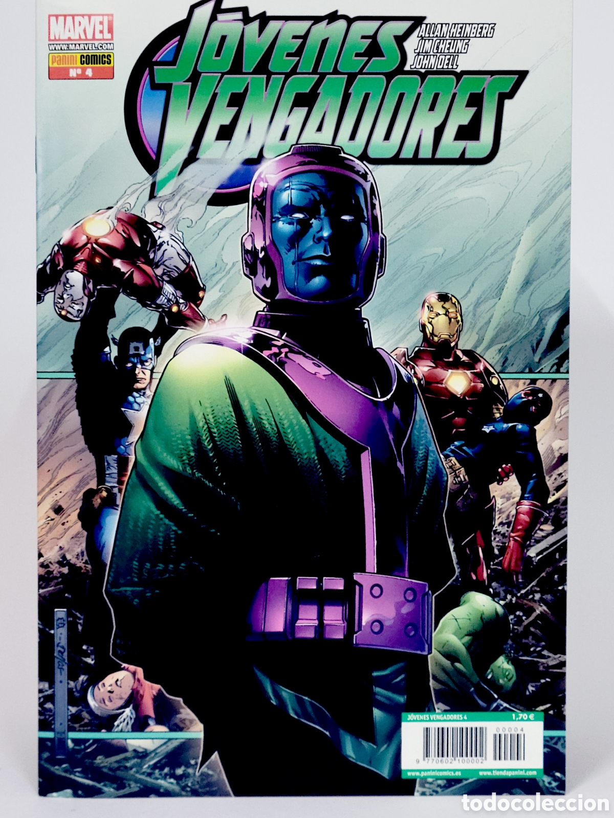 C&oacute;mics: C&Oacute;MIC J&Oacute;VENES VENGADORES 4 PANINI MARVEL GRAPA DE KIOSCO