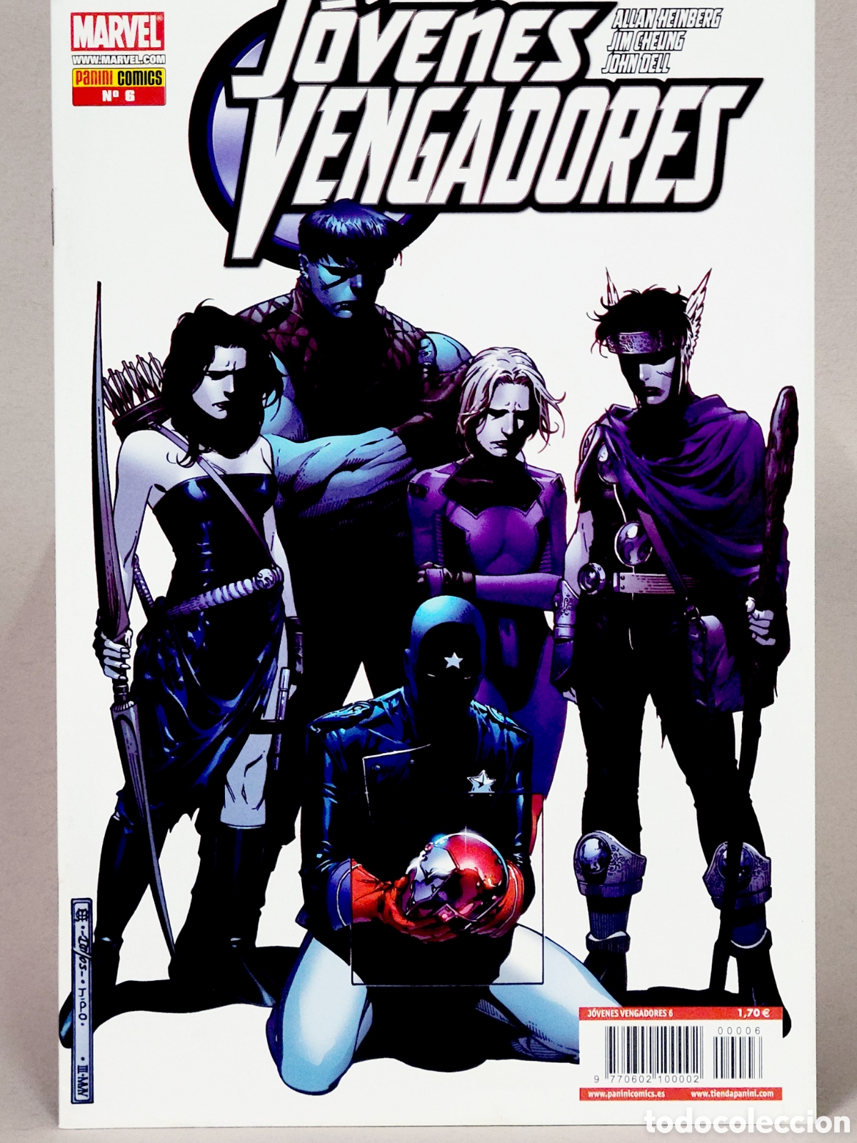 C&oacute;mics: C&Oacute;MIC J&Oacute;VENES VENGADORES 6 PANINI MARVEL GRAPA DE KIOSCO