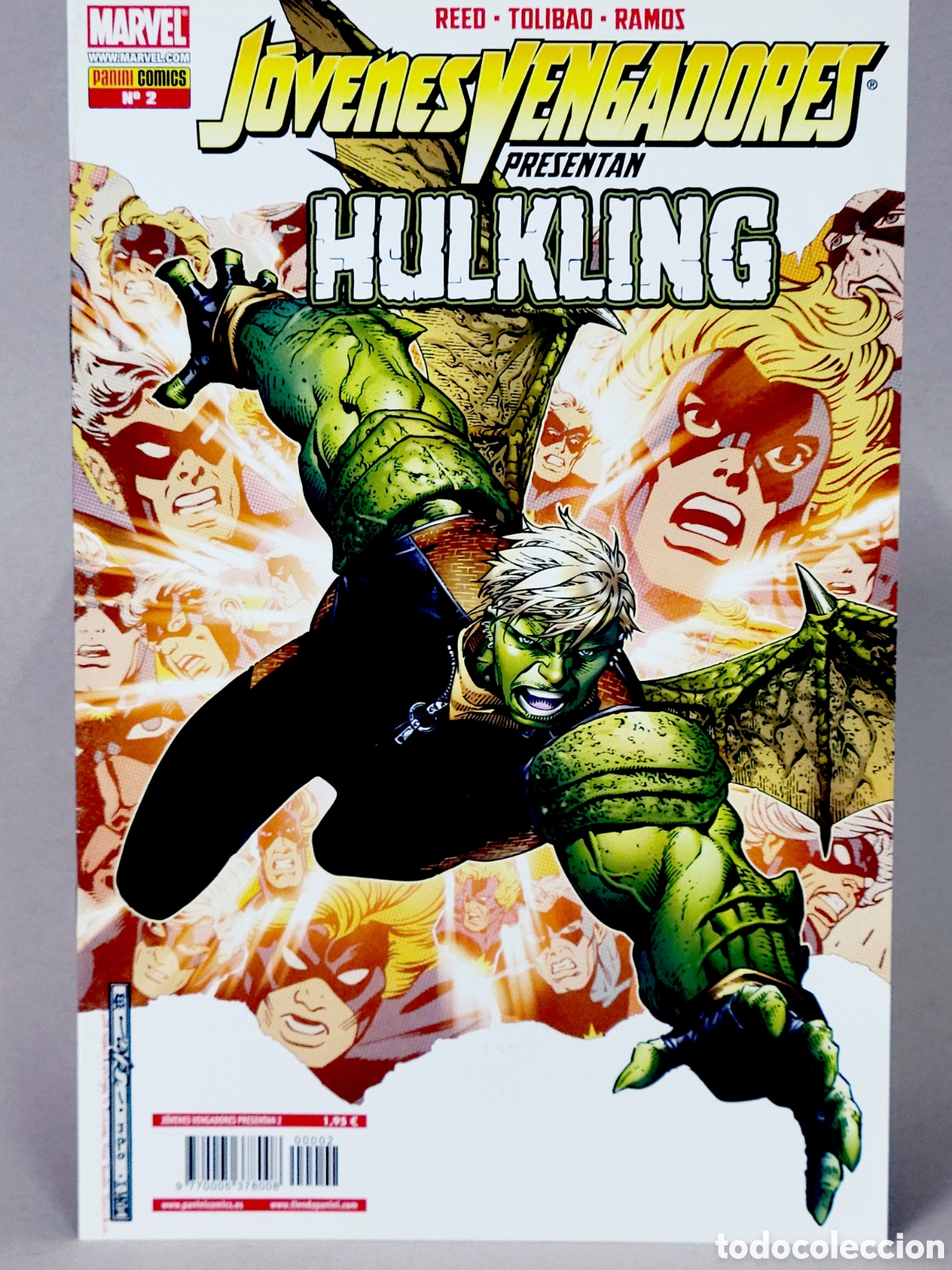 C&oacute;mics: C&Oacute;MIC J&Oacute;VENES VENGADORES 2 HULKLING PANINI MARVEL GRAPA DE KIOSCO