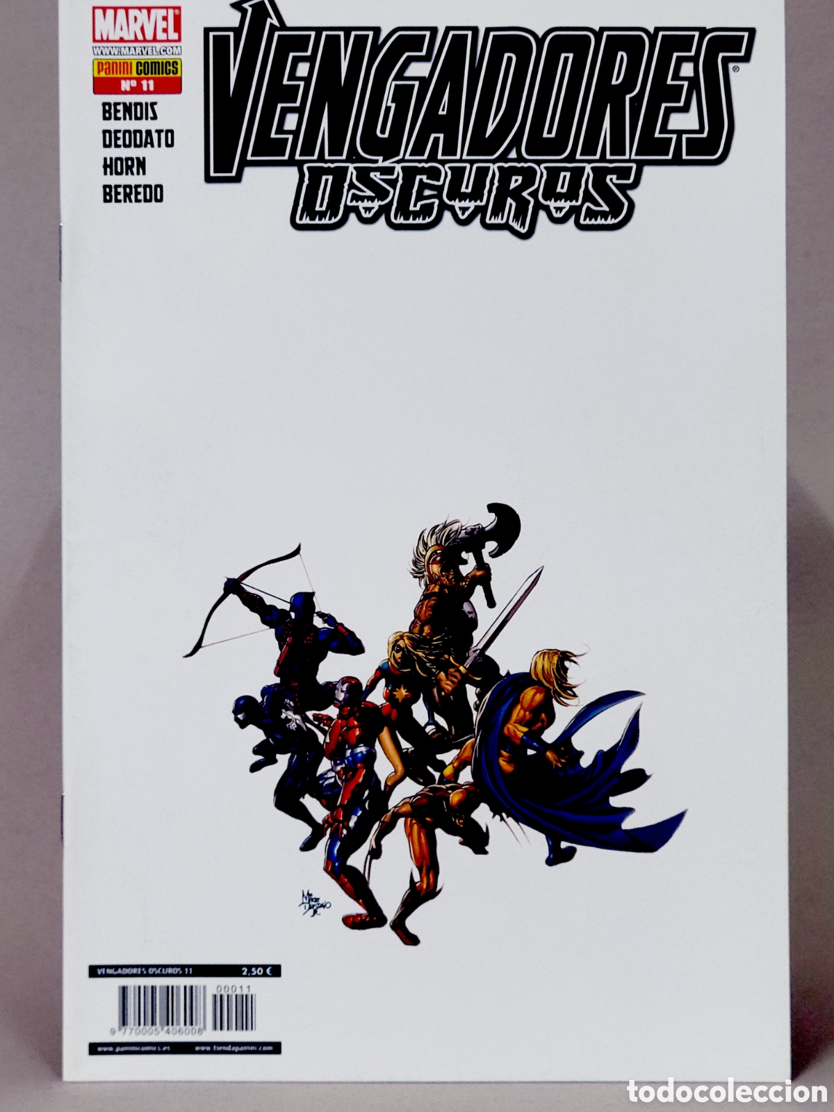 C&oacute;mics: C&Oacute;MIC VENGADORES OSCUROS 11 PANINI MARVEL GRAPA DE KIOSCO