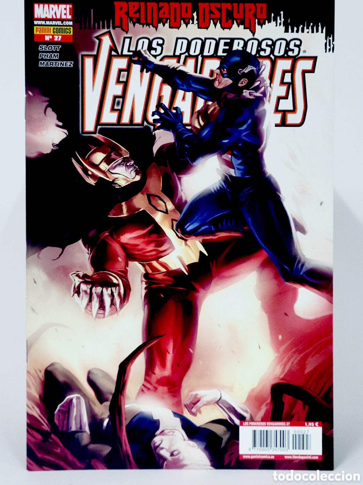 C&oacute;mics: C&Oacute;MIC LOS PODEROSOS VENGADORES 27 REINADO OSCURO PANINI MARVEL GRAPA DE KIOSCO