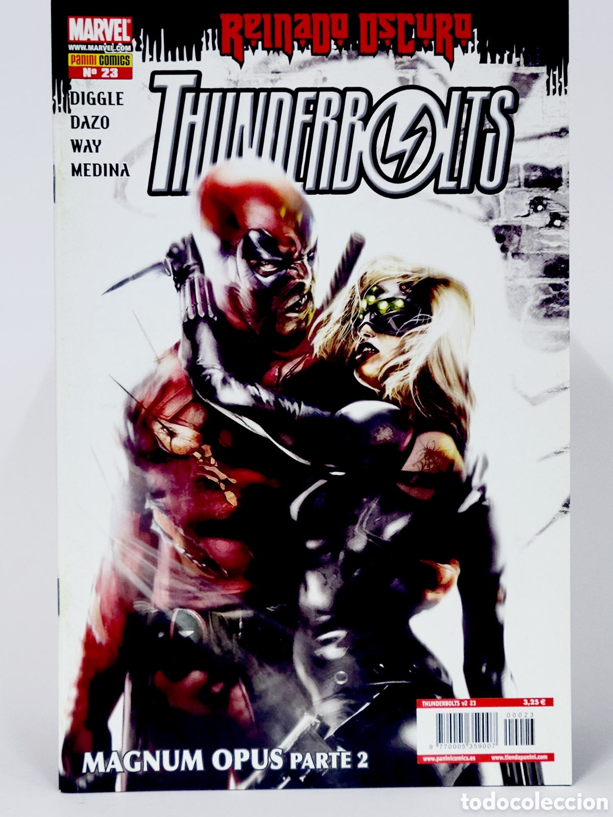 C&oacute;mics: C&Oacute;MIC THUNDERBOLTS 23 REINADO OSCURO PANINI MARVEL GRAPA DE KIOSCO