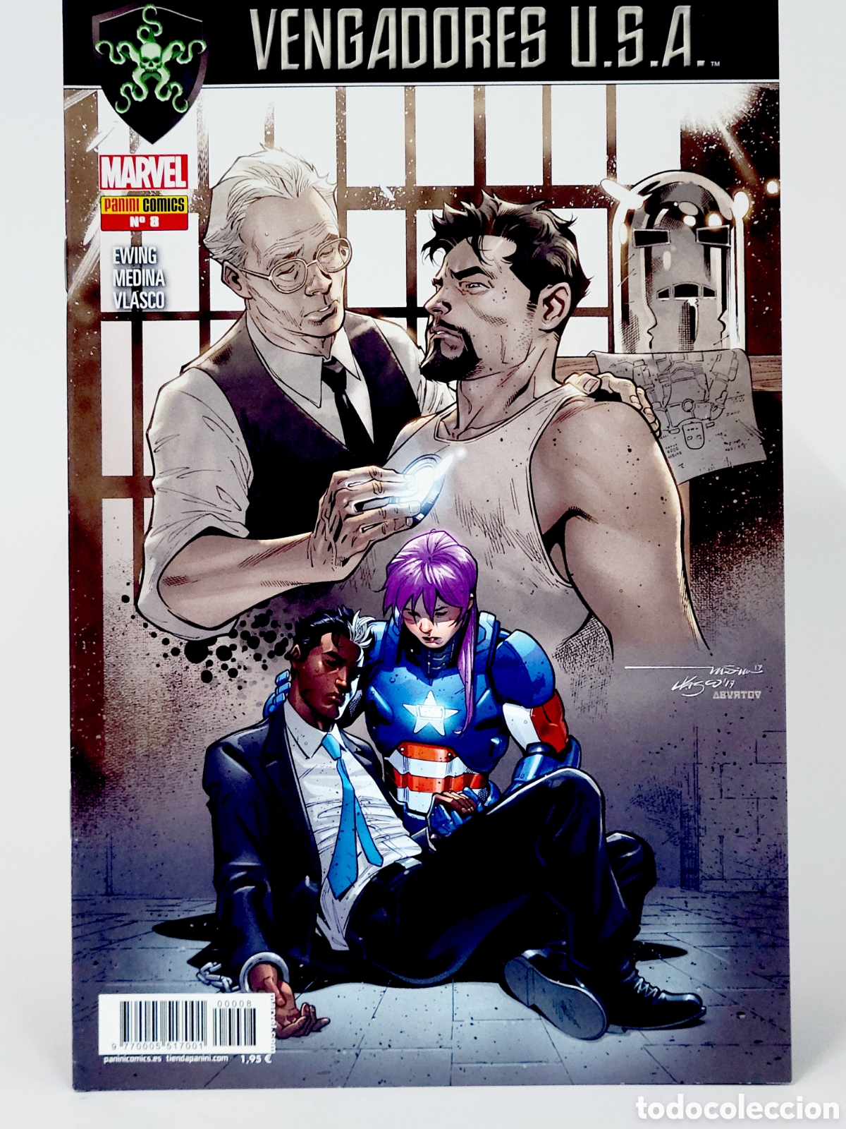 C&oacute;mics: C&Oacute;MIC VENGADORES USA 8 PANINI MARVEL GRAPA DE KIOSCO