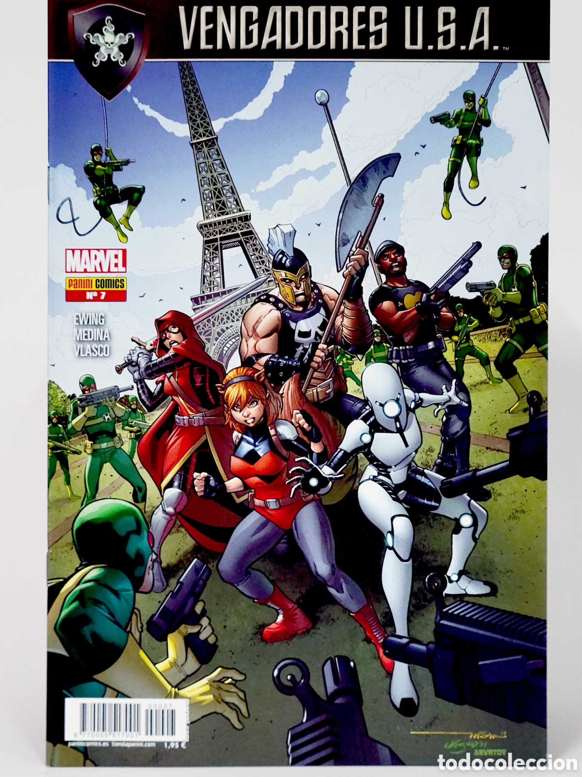 C&oacute;mics: C&Oacute;MIC VENGADORES USA 7 PANINI MARVEL GRAPA DE KIOSCO