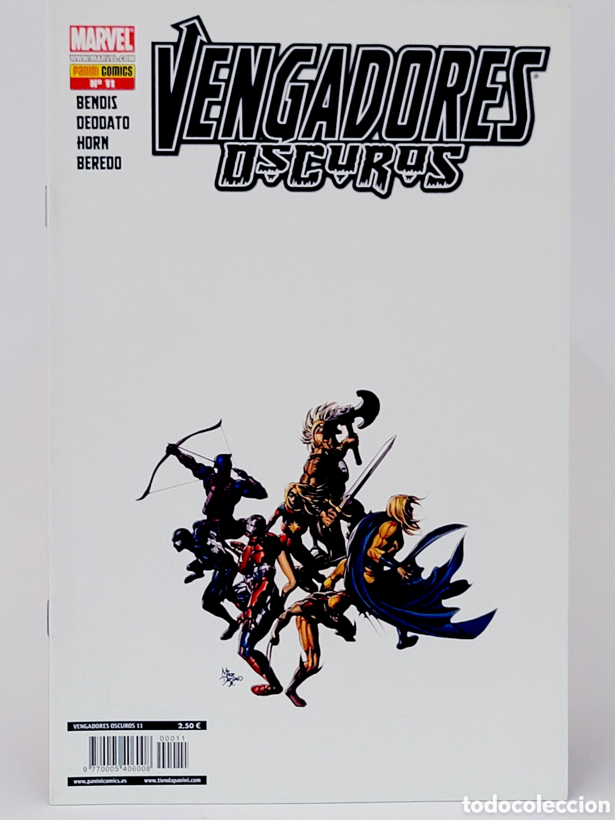C&Oacute;MIC VENGADORES OSCUROS 11 PANINI MARVEL GRAPA DE KIOSCO