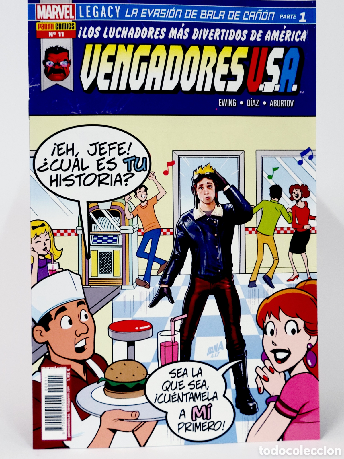 C&oacute;mics: C&Oacute;MIC VENGADORES USA 11 PANINI MARVEL GRAPA DE KIOSCO