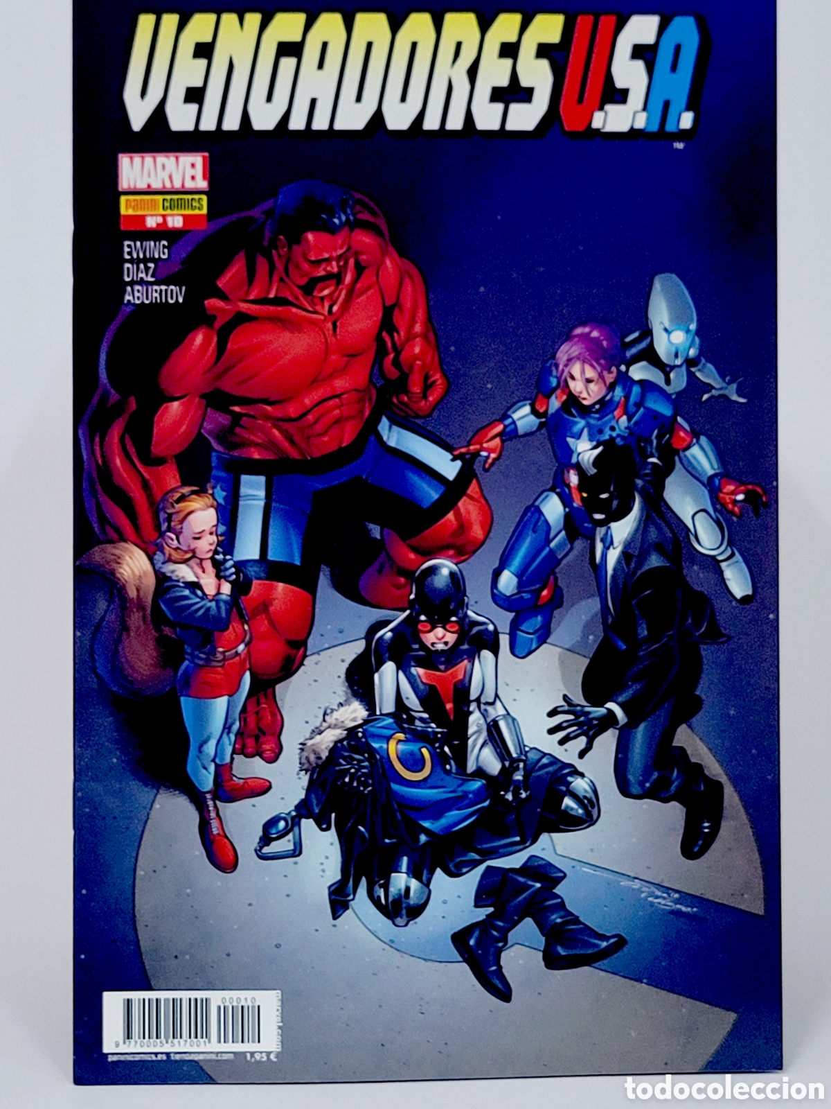 C&oacute;mics: C&Oacute;MIC VENGADORES USA 10 PANINI MARVEL GRAPA DE KIOSCO
