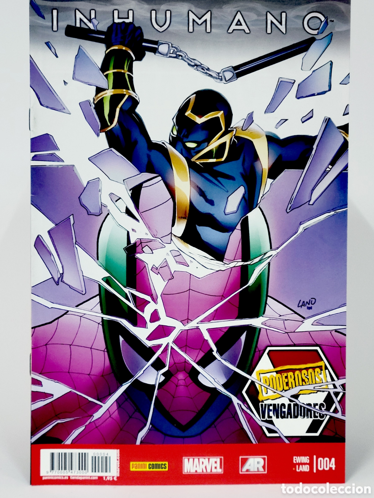 C&oacute;mics: C&Oacute;MIC PODEROSOS VENGADORES 4 INHUMANO CAPITAN AM&Eacute;RICA VOL.2 PANINI MARVEL VOLUMEN GRAPA DE KIOSCO