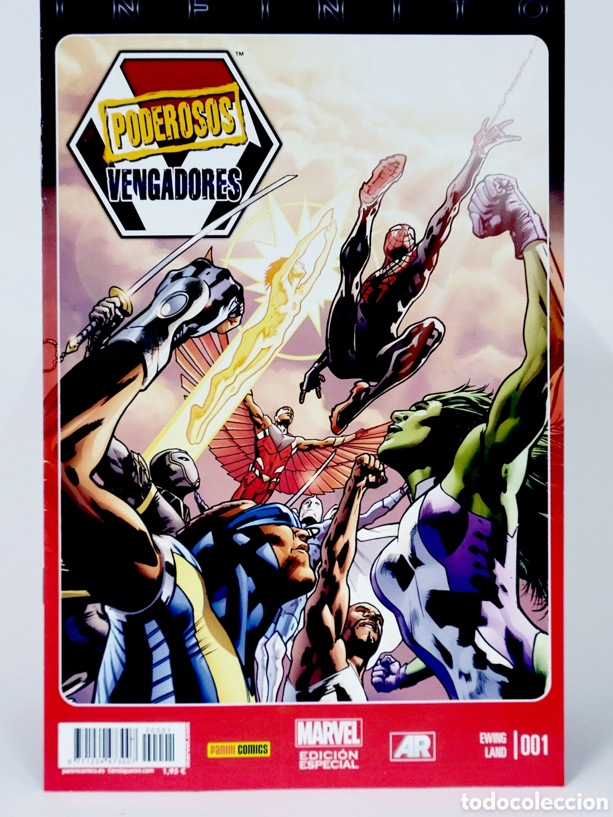 C&oacute;mics: C&Oacute;MIC PODEROSOS VENGADORES 1 INFINITO CAPITAN AM&Eacute;RICA VOL.2 PANINI MARVEL VOLUMEN GRAPA DE KIOSCO