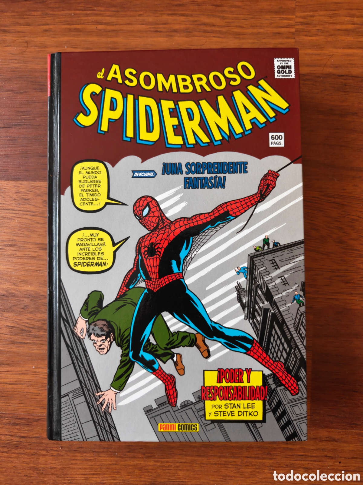 C&oacute;mics: Omnigold Marvel Gold El asombroso Spiderman. Poder y responsabilidad. Tomo 1.