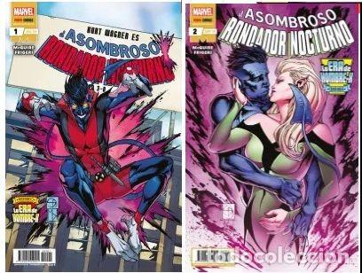C&oacute;mics: La Era de Hombre-X: El Asombroso Rondador Nocturno (saga completa en dos ejemplares)-acepto ofertas-
