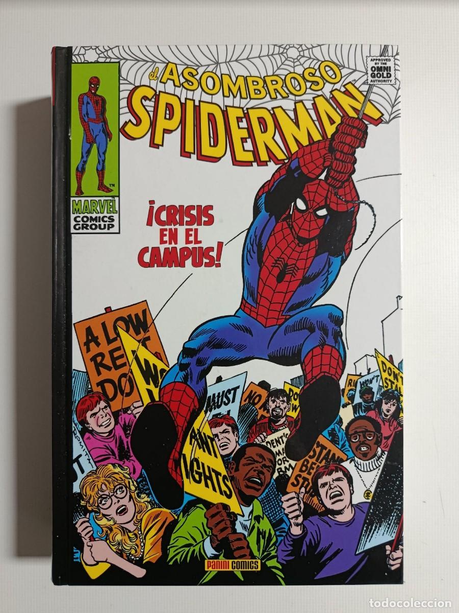 C&oacute;mics: OMNIGOLD EL ASOMBROSO SPIDERMAN 4 - CRISIS EN EL CAMPUS - TOMO MARVEL PANINI OMNI GOLD