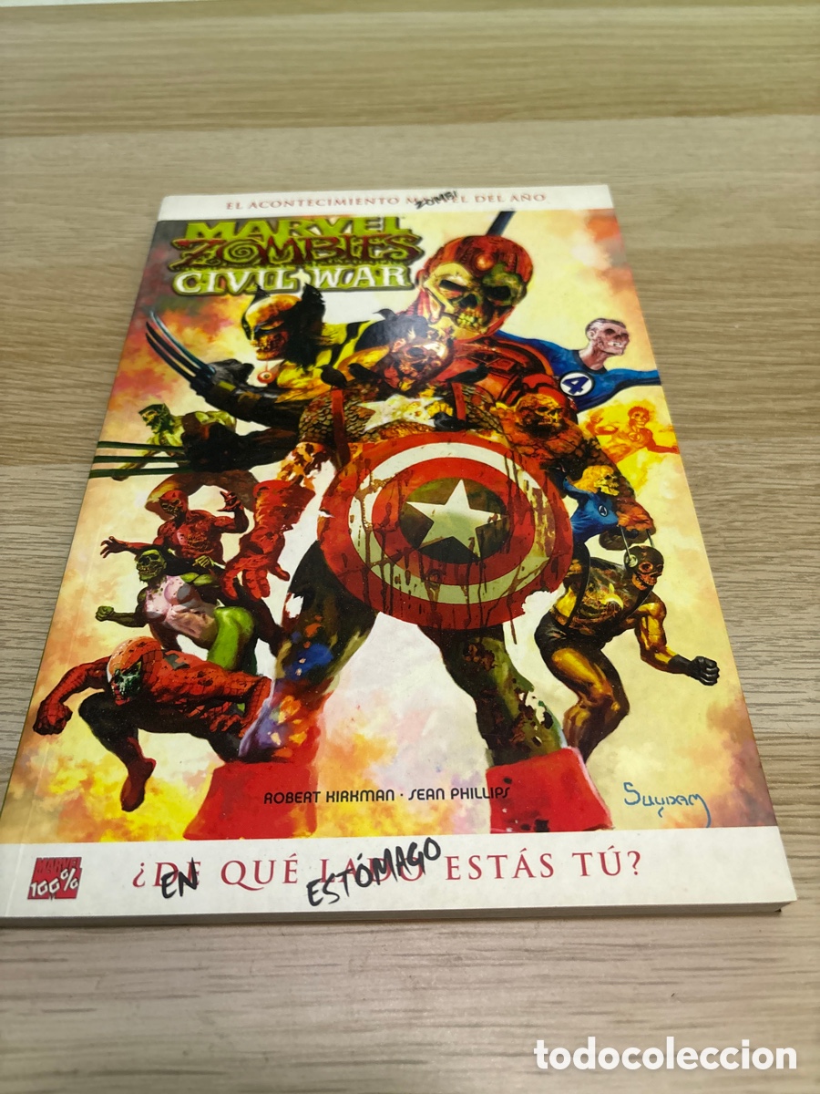 C&oacute;mics: Marvel zombies. Civil war. Kirkman