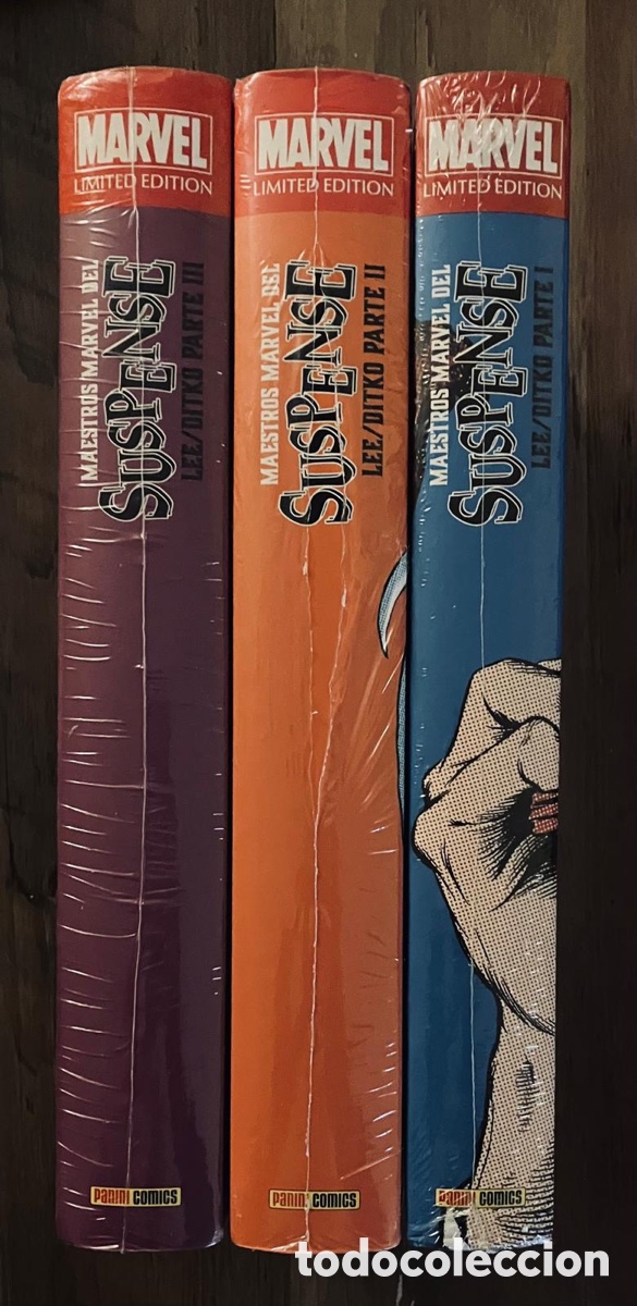 C&oacute;mics: Maestros Marvel del Suspense Partes I-II-III LIMITED EDITION / Lee - Ditko / Panini