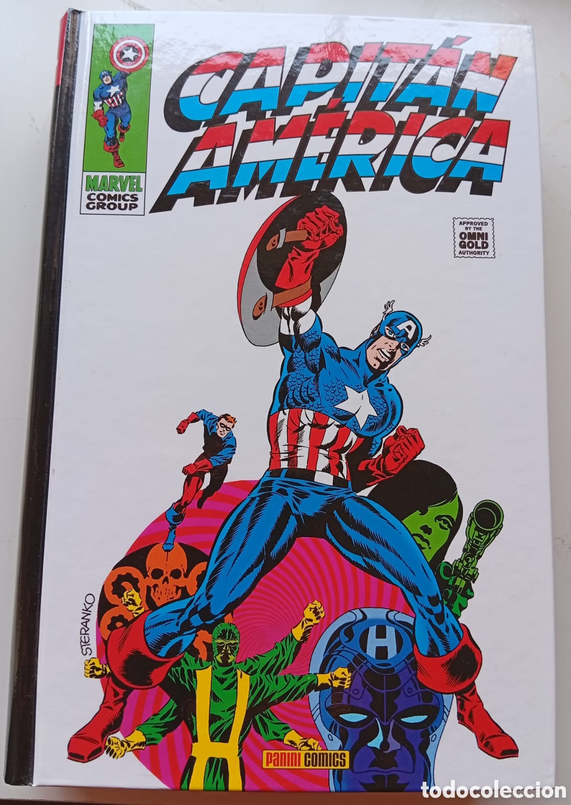 C&oacute;mics: Marvel Omnigold Capit&aacute;n Am&eacute;rica 2 el hombre bajo la mascara