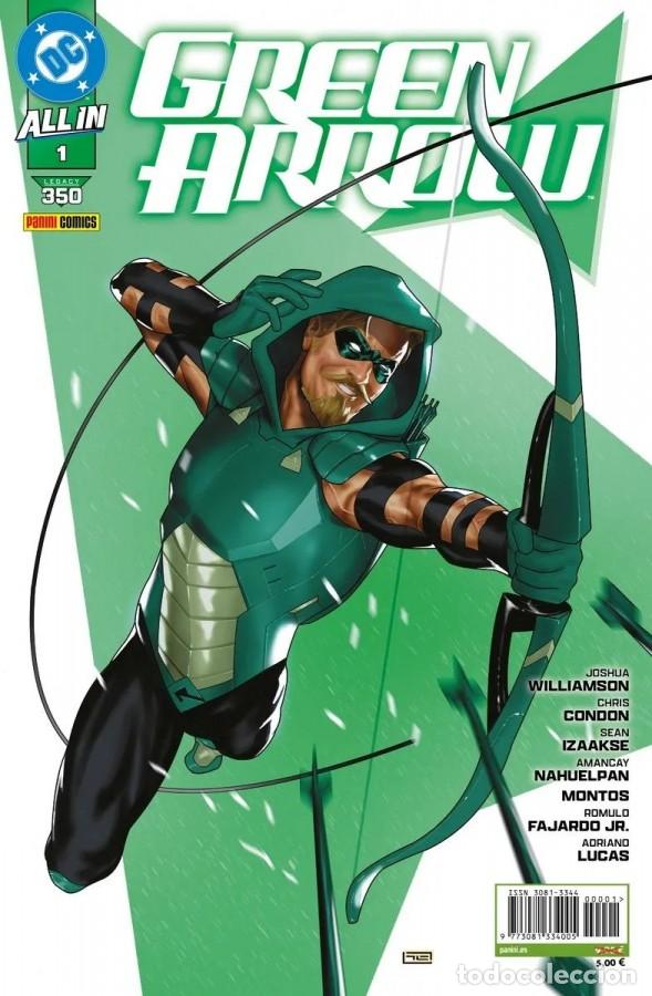 C&oacute;mics: ALL IN GREEN ARROW. TOMOS 1 AL 5 . PANINI.