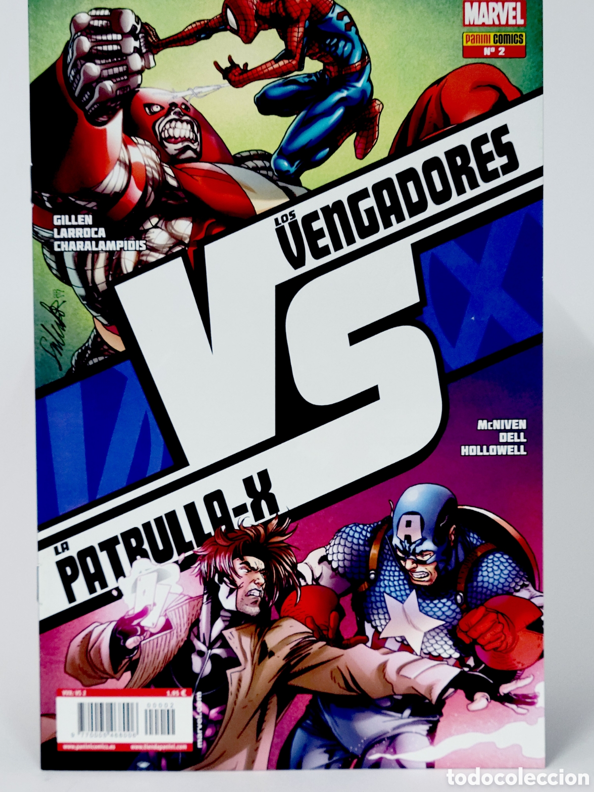 C&oacute;mics: C&Oacute;MIC VVX VS LOS VENGADORES VS LA PATRULLA -X 2 PANINI MARVEL GRAPA DE KIOSCO