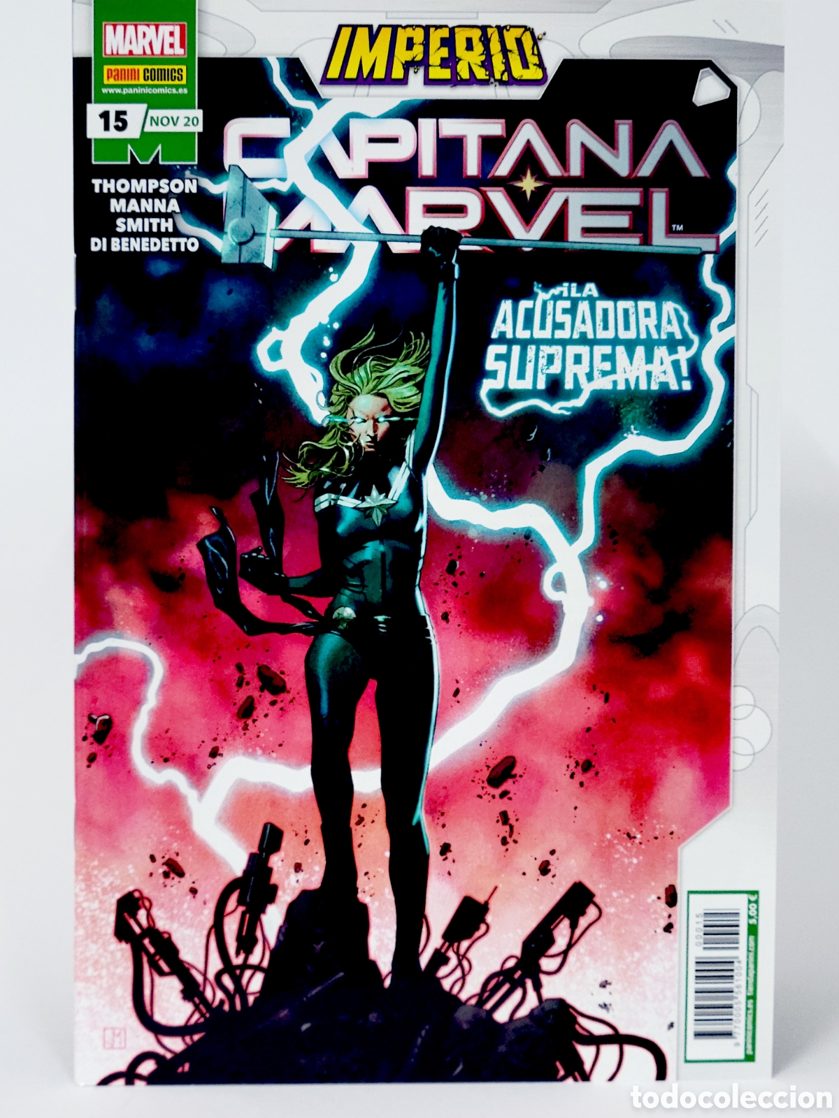 C&oacute;mics: C&Oacute;MIC CAPITANA MARVEL 15 IMPERIO NOVIEMBRE 2020 PANINI MARVEL GRAPA DE KIOSCO