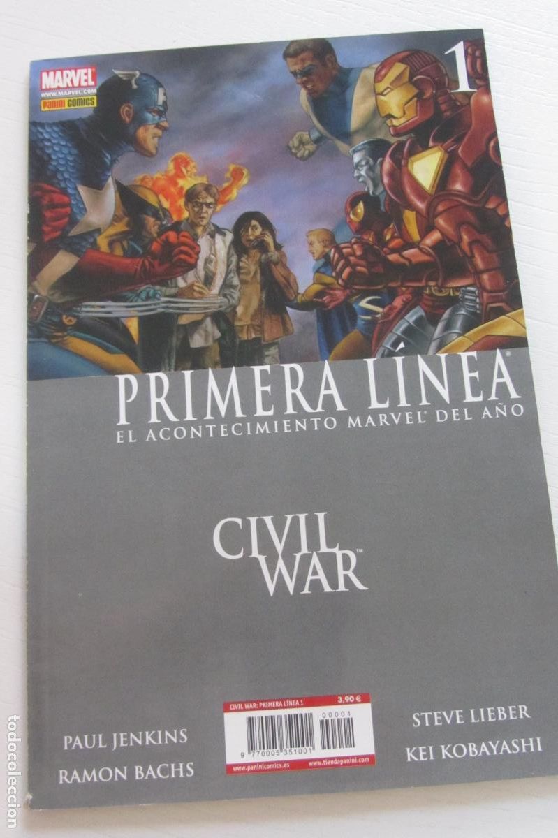 C&oacute;mics: CIVIL WAR : PRIMERA LINEA N.1 INFILTRADOS ( 2007 ) PANINI ARX363